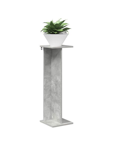 Supporto per piante 2 pcs Grigio Cemento 25 x 25,5 x 80,5 cm