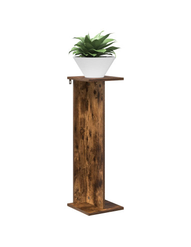 Supporto per piante 2 pcs Quercia Affumicata