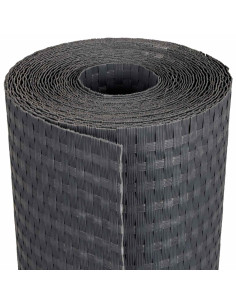 Schermo da balcone Grigio Scuro 400 x 100 cm polyrattan 2