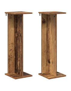 Supporto per piante 2 pcs Legno vecchio 25 x 25,5 x 80,5 cm 2