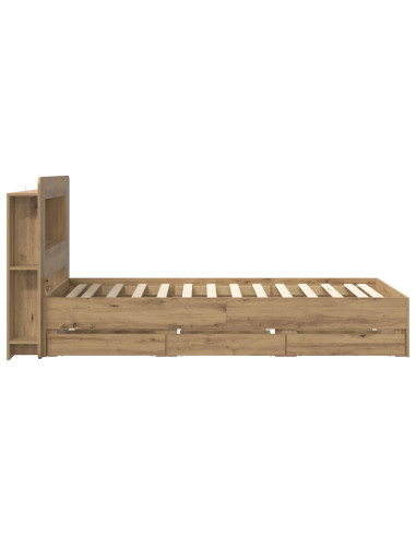 Telaio del letto con storage Rovere Artigianale 80 x 200 cm