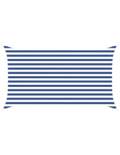 Vela da ombra solare Blu e Bianco 3,5 x 2 m 2