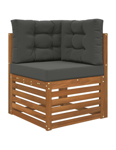 Cuscino per divano da esterno 3 pcs Antracite Poliestere