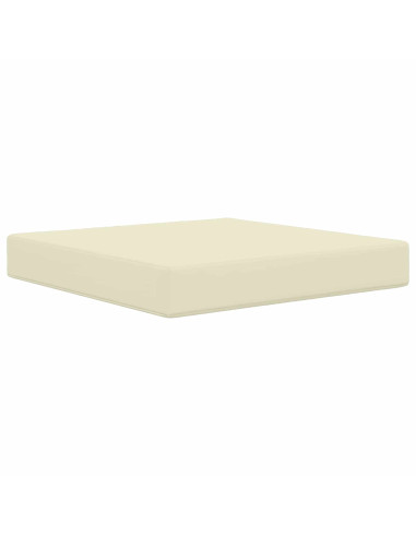 Cuscino per divano da esterno 3 pcs Crema Poliestere