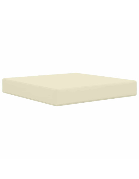 Cuscino per divano da esterno 3 pcs Crema Poliestere
