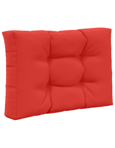 Cuscino per divano da esterno 3 pcs Rosso Poliestere