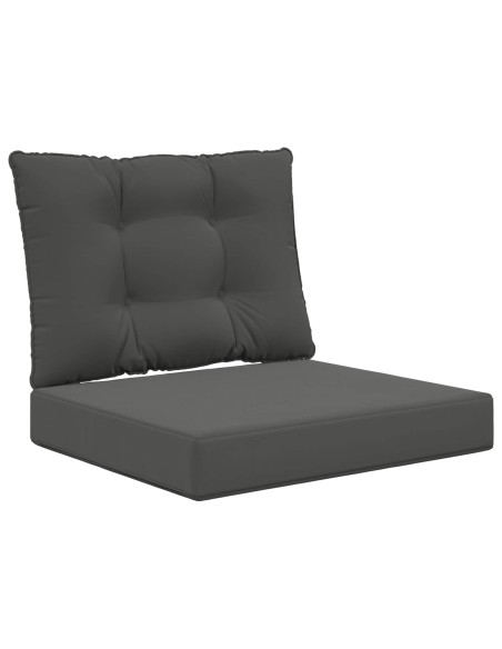 Cuscino per divano da esterno 2 pcs Antracite Poliestere