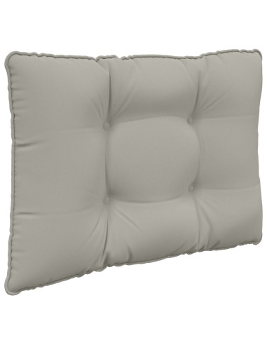 Cuscino per divano da esterno 2 pcs Grigio Poliestere