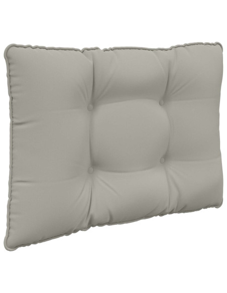 Cuscino per divano da esterno 2 pcs Grigio Poliestere