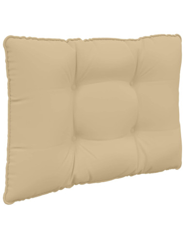 Cuscino per divano da esterno 2 pcs Beige Poliestere