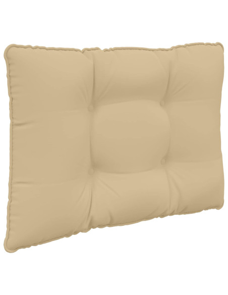 Cuscino per divano da esterno 2 pcs Beige Poliestere