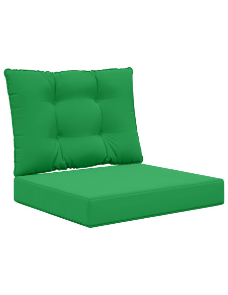 Cuscino per divano da esterno 2 pcs Verde Poliestere