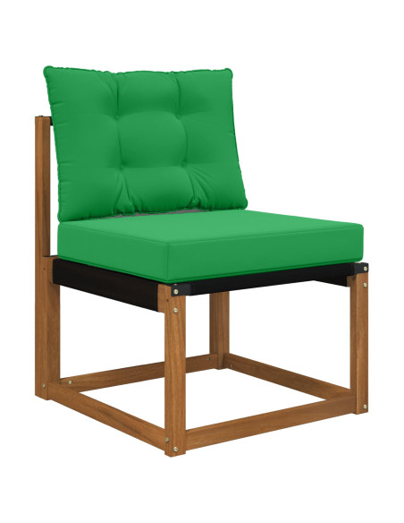 Cuscino per divano da esterno 2 pcs Verde Poliestere