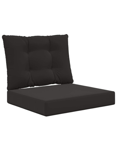 Cuscino per divano da esterno 2 pcs Nero Poliestere