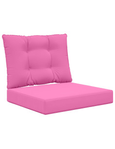 Cuscino per divano da esterno 2 pcs Rosa Poliestere 2