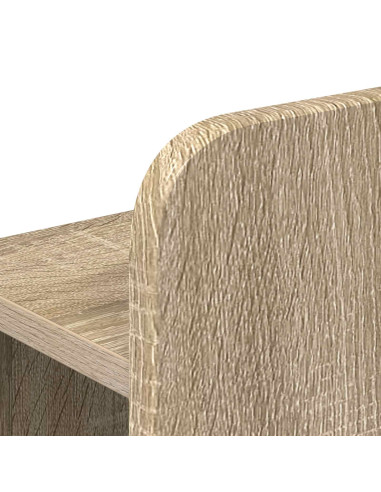 Telaio del letto con storage Rovere Sonoma 80 x 200 cm