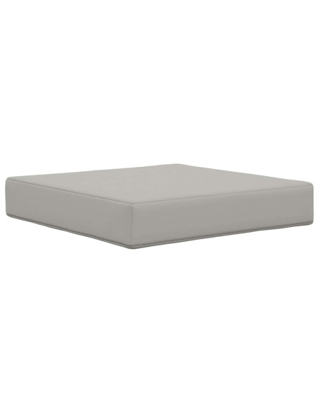 Cuscino per divano da esterno 3 pcs Grigio Poliestere