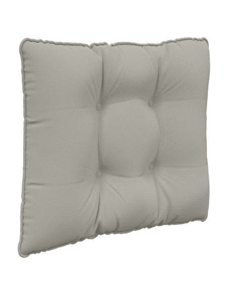 Cuscino per divano da esterno 3 pcs Grigio Poliestere