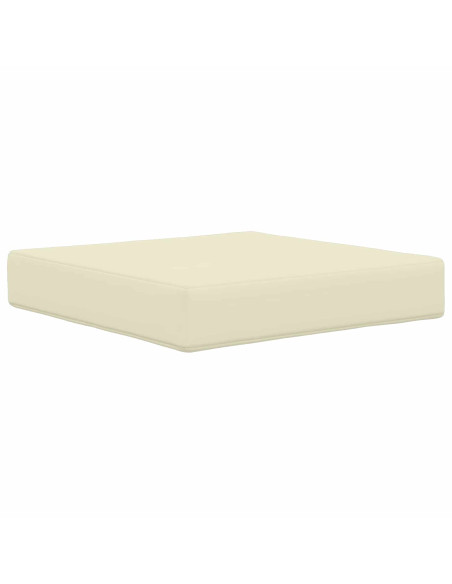 Cuscino per divano da esterno 3 pcs Crema Poliestere