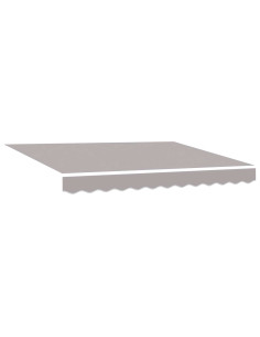 Tenda Retrattile Grigio chiaro 350 x 200 cm Tessuto 2