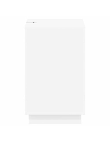 Tavolo laterale Bianco 60 x 40 x 65 cm Legno ingegnerizzato