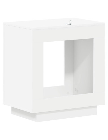 Tavolo laterale Bianco 60 x 40 x 65 cm Legno ingegnerizzato