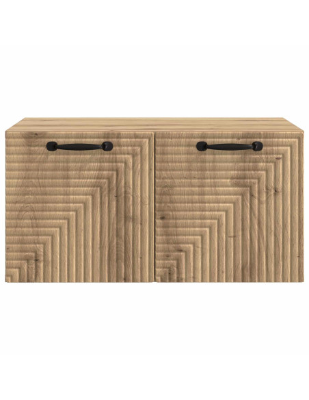 Mobile Porta TV da Muro Rovere Artigianale 59,5 x 41 x 30 cm