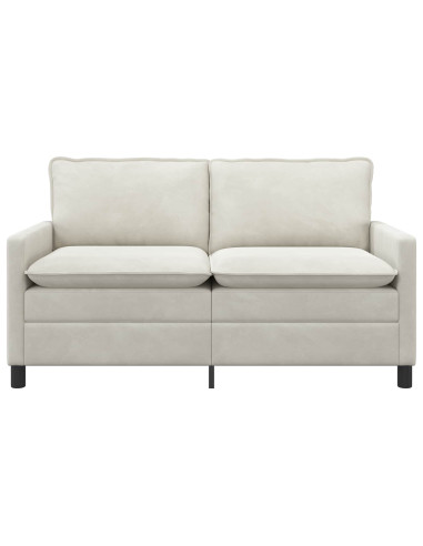 Divano Crema 156 x 81 x 87,5 cm Velluto