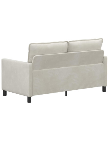 Divano Crema 156 x 81 x 87,5 cm Velluto