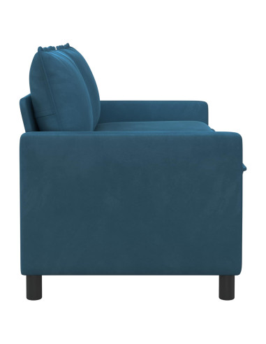 Divano Blu 156 x 81 x 87,5 cm Velluto