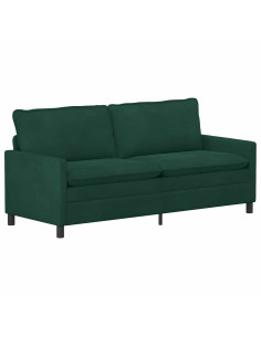 Divano Verde Scuro 196 x 81 x 87,5 cm Velluto 2