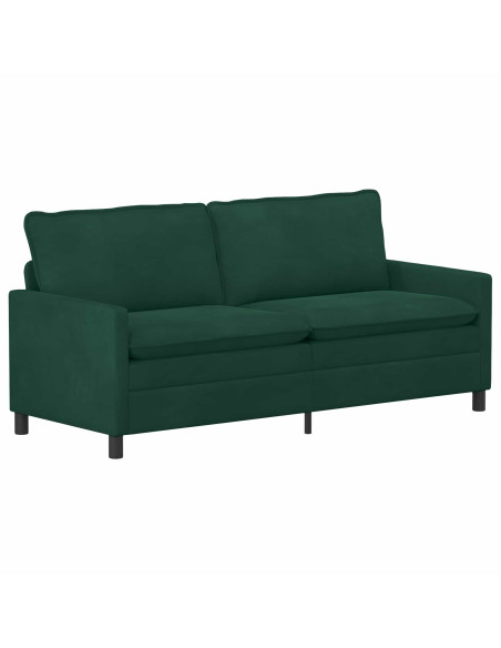 Divano Verde Scuro 196 x 81 x 87,5 cm Velluto