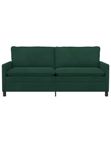 Divano Verde Scuro 196 x 81 x 87,5 cm Velluto