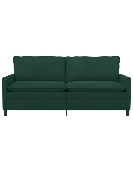 Divano Verde Scuro 196 x 81 x 87,5 cm Velluto