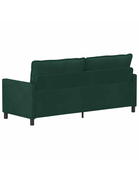Divano Verde Scuro 196 x 81 x 87,5 cm Velluto