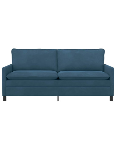 Divano Blu 196 x 81 x 87,5 cm Velluto