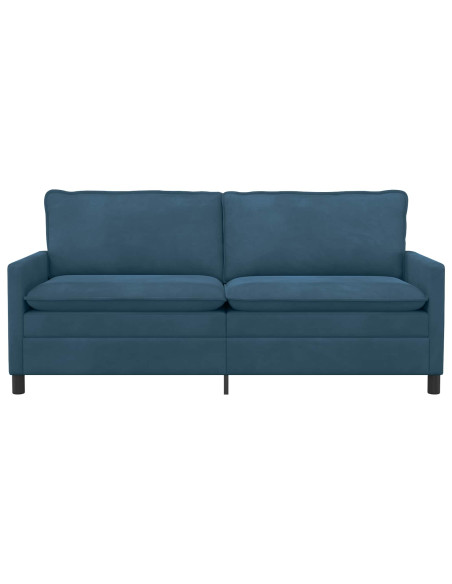 Divano Blu 196 x 81 x 87,5 cm Velluto