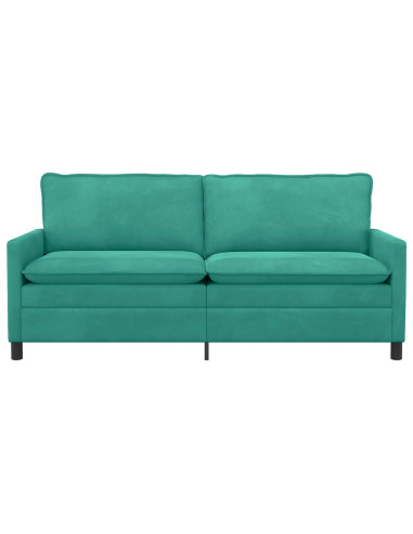 Divano Turchese 196 x 81 x 87,5 cm Velluto