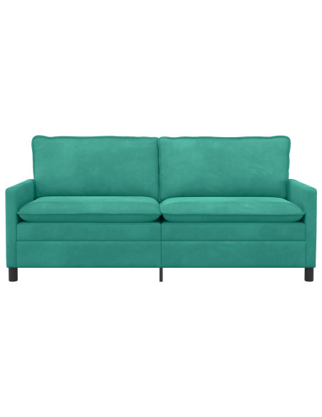 Divano Turchese 196 x 81 x 87,5 cm Velluto