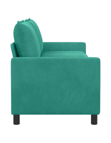 Divano Turchese 196 x 81 x 87,5 cm Velluto
