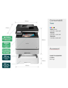 MFCL8730CDWW MULT LASER COLOR 4IN1 2