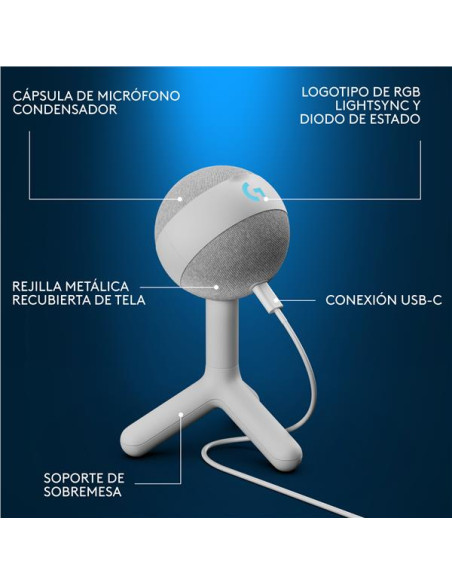 YETI ORB RGB GAMING MIC WITH L