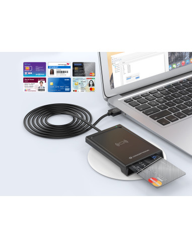 Conceptronic BIAN11B lettore di card readers Interno USB USB 2.0 Nero