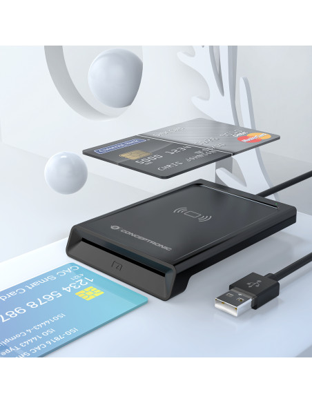 Conceptronic BIAN11B lettore di card readers Interno USB USB 2.0 Nero