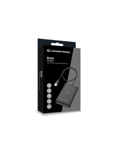 Conceptronic BIAN11B lettore di card readers Interno USB USB 2.0 Nero