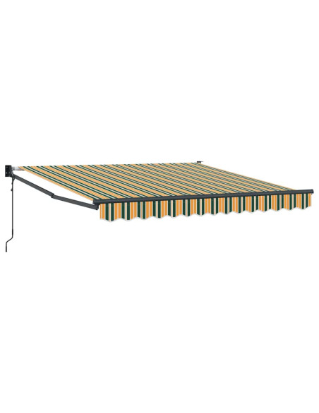 Tenda da Sole Verde e Giallo 300 x 250 x 165 cm Poliestere