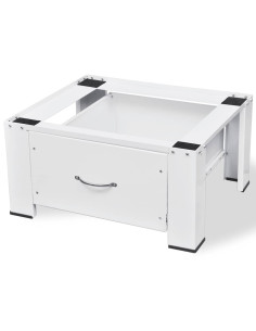 Supporto Alzatina per Lavatrice Bianco con Cassetto 2