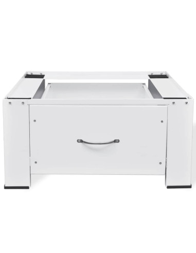 Supporto Alzatina per Lavatrice Bianco con Cassetto