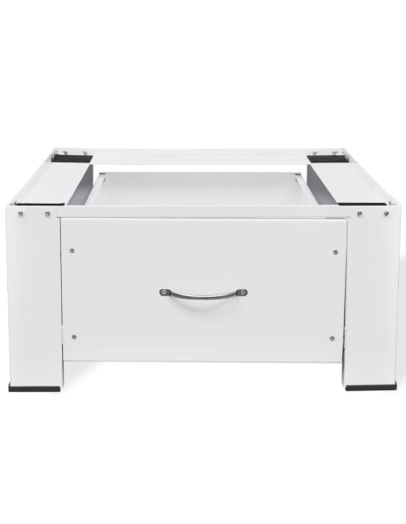 Supporto Alzatina per Lavatrice Bianco con Cassetto