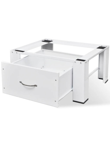 Supporto Alzatina per Lavatrice Bianco con Cassetto